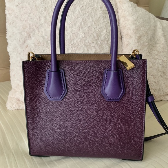 Michael Kors Mercer mini purple bag - Picture 4 of 8